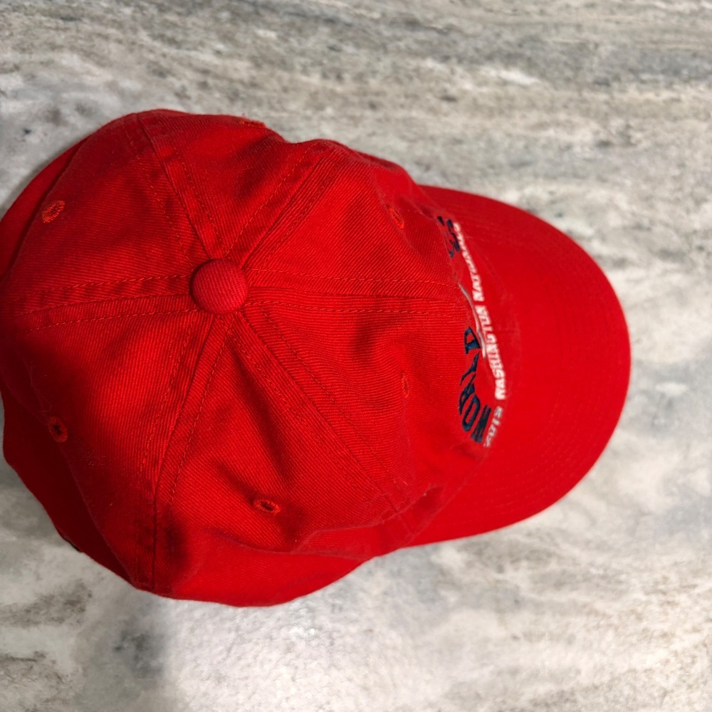 47 Brand Washington Nationals 2019 World Series Hat Red Adjustable Baseball Cap - Picture 10 of 10
